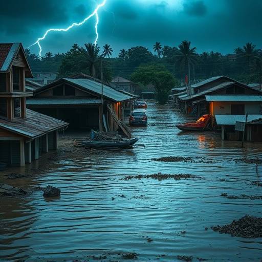 Inundaciones en Indonesia